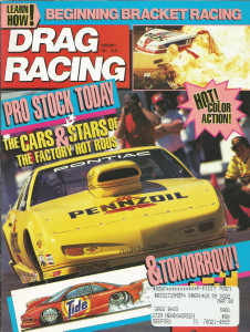 DRAG RACING 1991 FEB - BRSCKET RACING, PRO STOCK Spcl, KIDD & GROSS*
